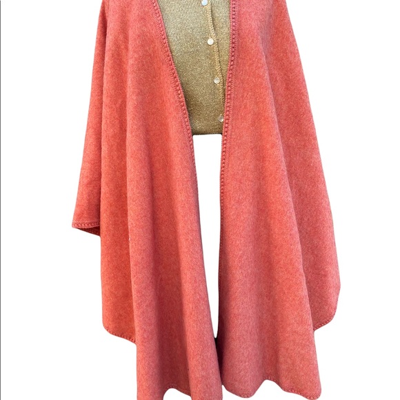 PONCHO WOMENS ONE SZ 100% BABY ALPACA HAND MADE IN PERU - Picture 3 of 5